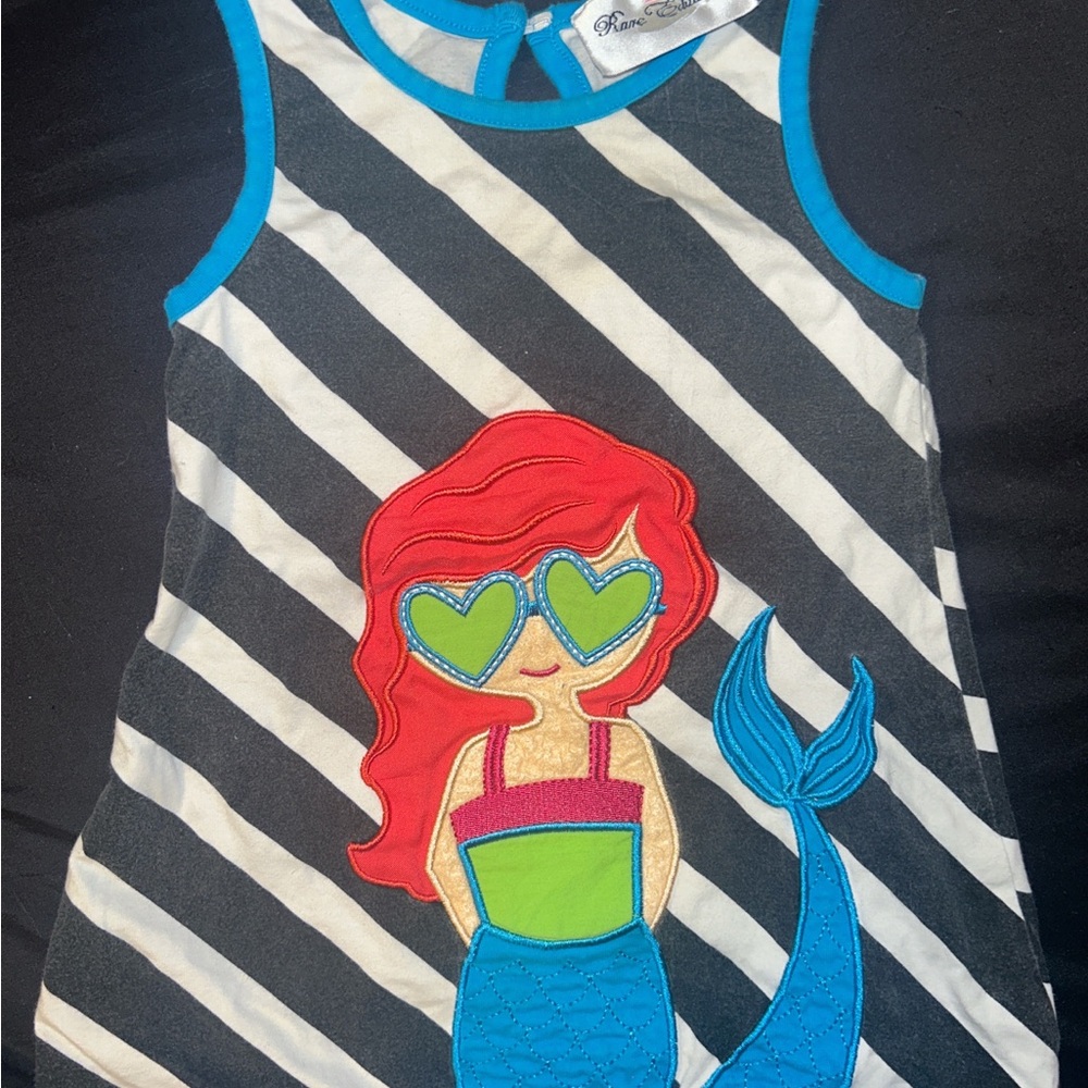 Rare Editions Black and White Dress with Vibrant Accents